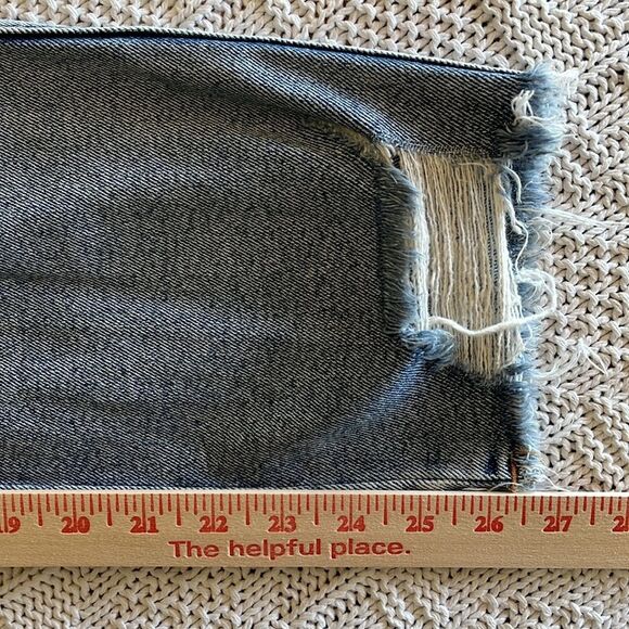 Good American GOOD CURVE STRAIGHT FRAY HEM JEANS GCSFH127T BLUE313 Size 8/29 - Picture 8 of 11